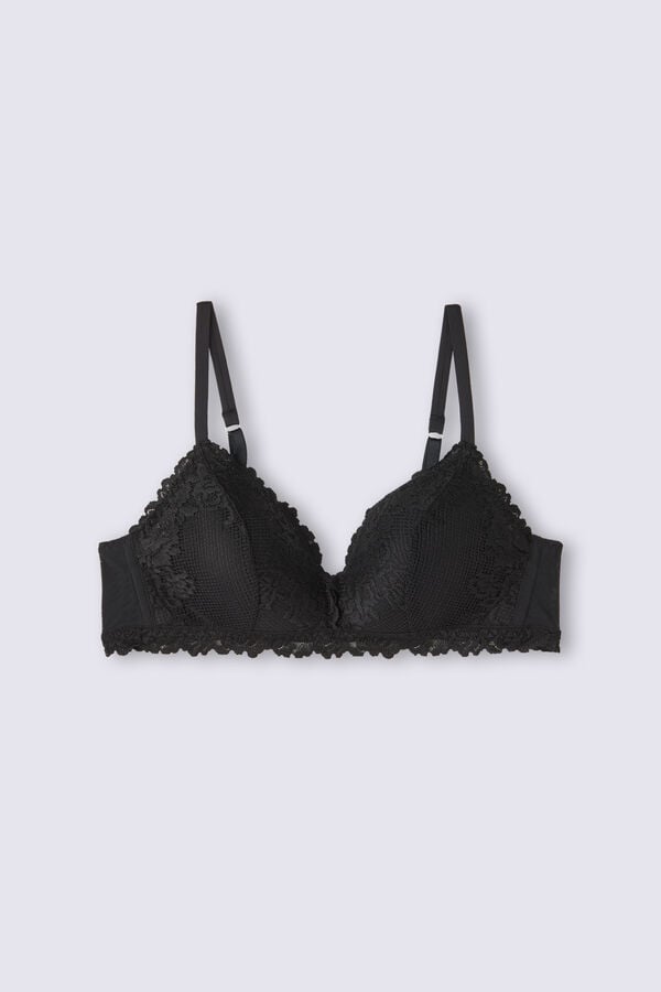 Intimissimi Pretty Flowers Tiziana Triangle BH Damen Schwarz | ZIC-430172