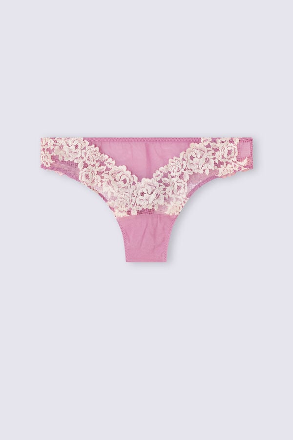 Intimissimi Pretty Flowerszilian Slip Damen Rosa Weiß | DPC-047519