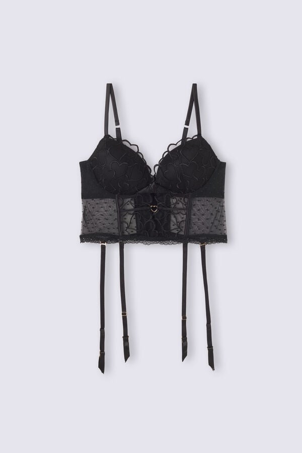 Intimissimi Queen Of Hearts Silvia Merrywidow Korsett Damen Schwarz | BSO-064195