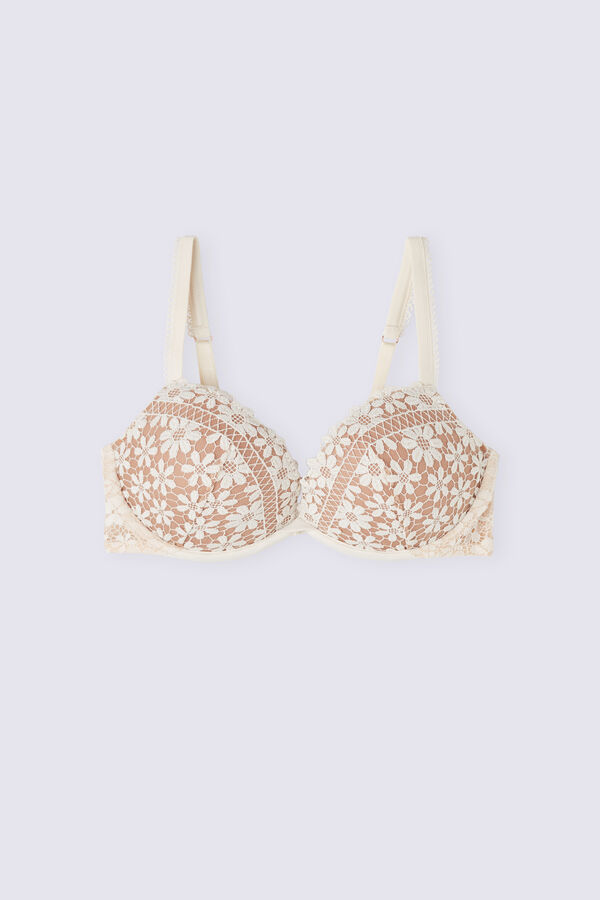 Intimissimi Romance Yourself Silvia Push-Up BH Damen Hellgelb Beige | XUN-091324