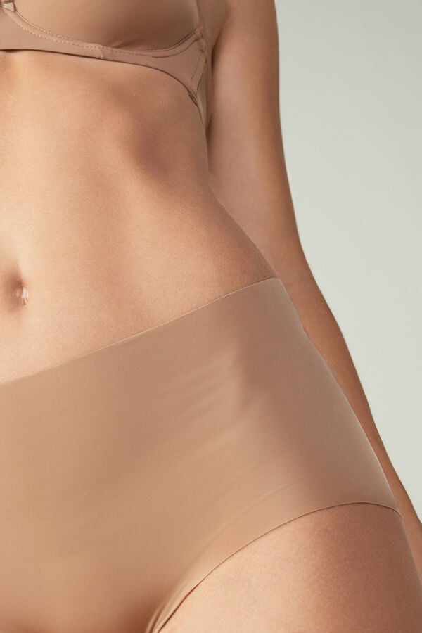 Intimissimi Seamless Microfiber Hipster Slip Damen Beige | KYJ-275104