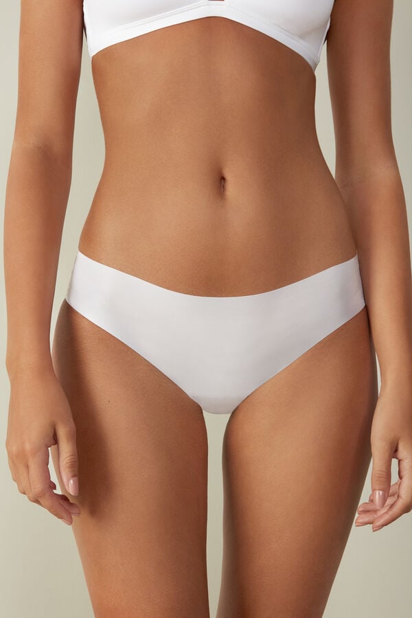 Intimissimi Seamless Microfiber Höschen Damen Weiß | PXK-108649