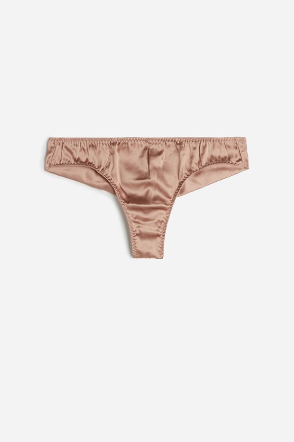 Intimissimi Silk Cheeky Slip Damen Rosa | KHM-492810