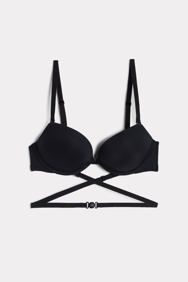 Intimissimi Silvia Multifunction Push-Up Microfiber BH Damen Schwarz | WCO-752801