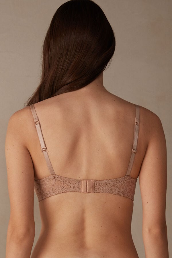 Intimissimi Silvia Push-Up Lace BH Damen Orange Beige | DIA-507143