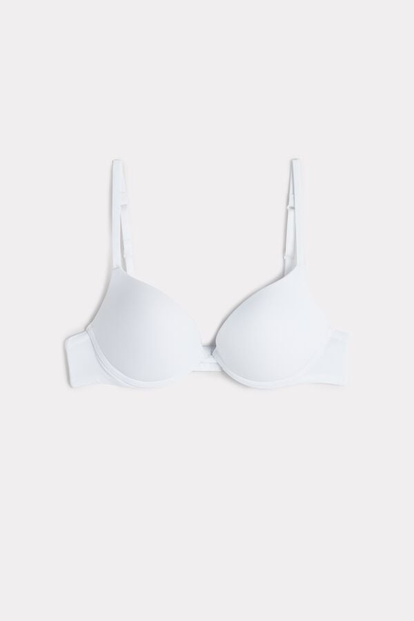 Intimissimi Simona Microfiber Super Push-Up BH Damen Weiß | NPH-965124