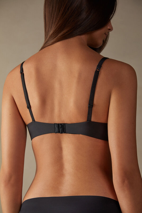 Intimissimi Sofia Natural Lift Balconette Ultralight Microfiber BH Damen Schwarz | VWT-139850