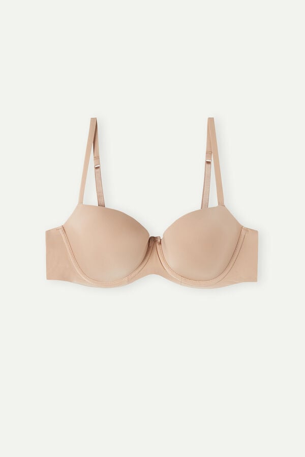 Intimissimi Sofia Natural Lift Balconette Ultralight Microfiber BH Damen Orange Beige | NIE-790621