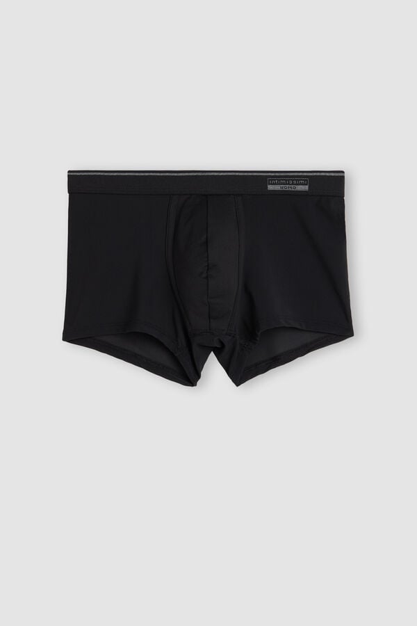 Intimissimi Super Fresh Micro-Mesh Boxer Herren Schwarz | YUV-127054