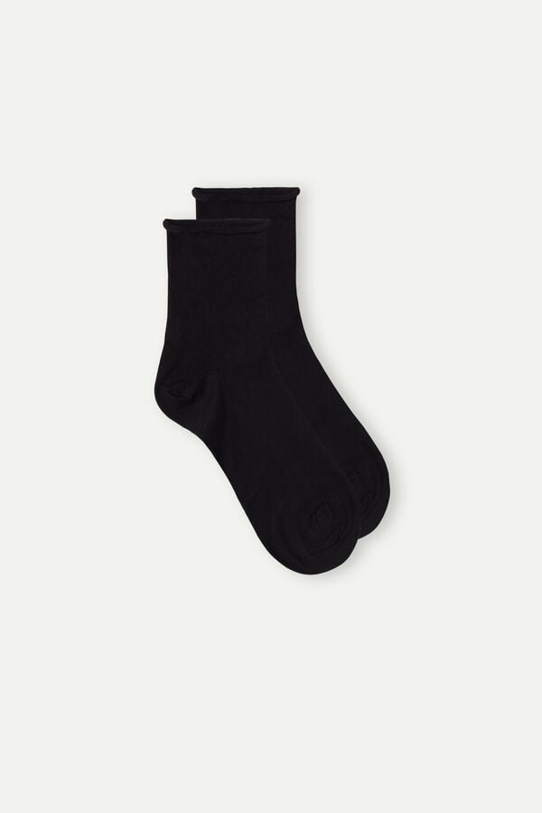 Intimissimi Superior Cotton Ankle Socken Herren Schwarz | TAE-421879