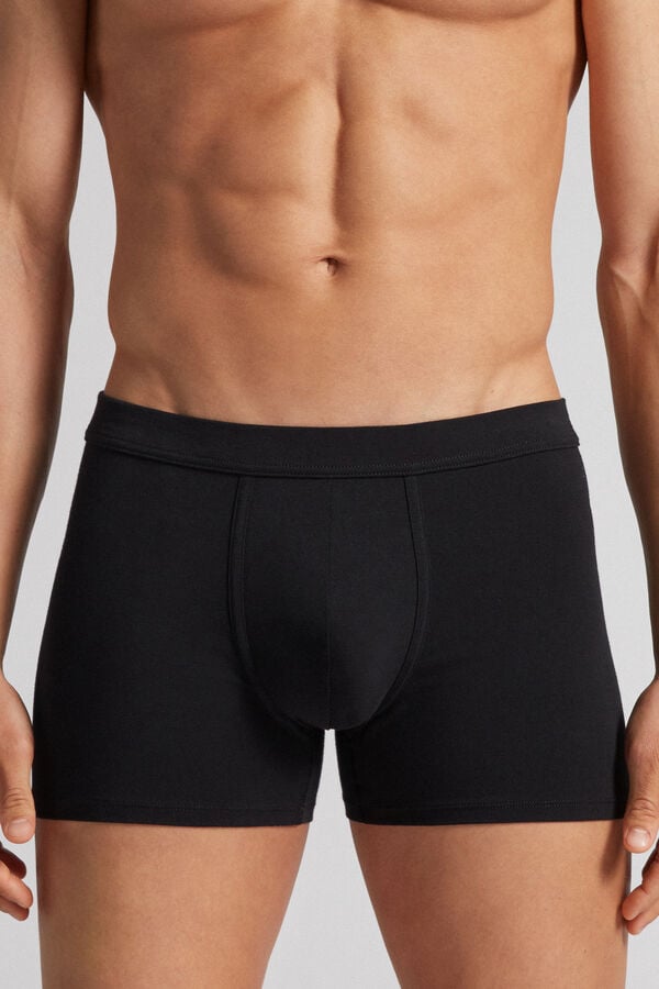 Intimissimi Superior Cotton Boxer Herren Schwarz | DNR-492085