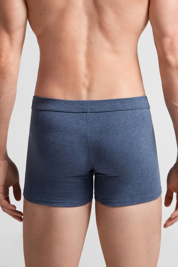 Intimissimi Superior Cotton Boxer Herren Blau | PON-198032