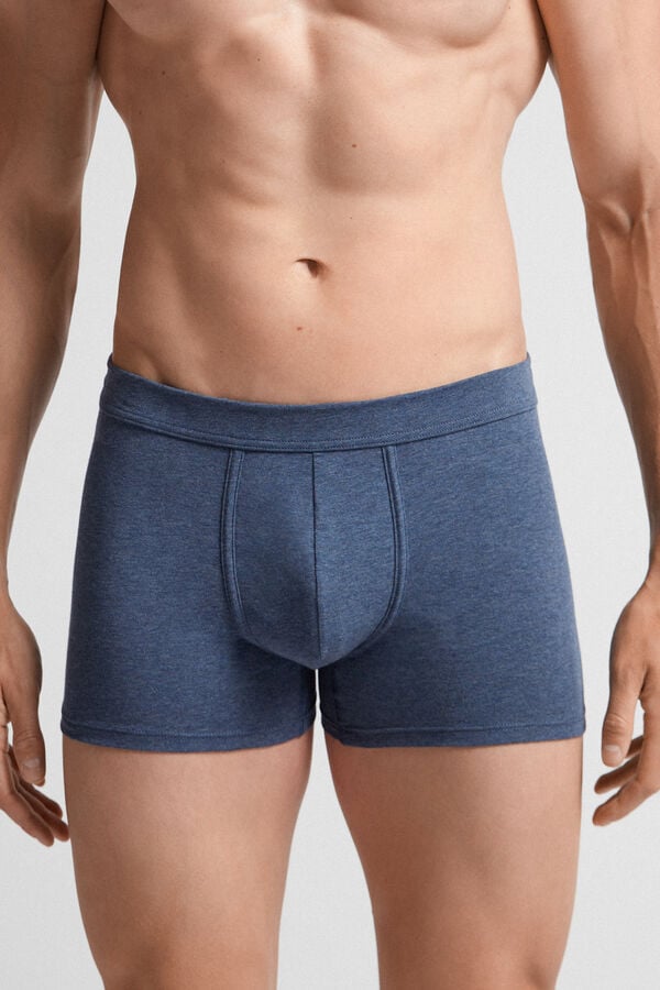 Intimissimi Superior Cotton Boxer Herren Blau | PON-198032