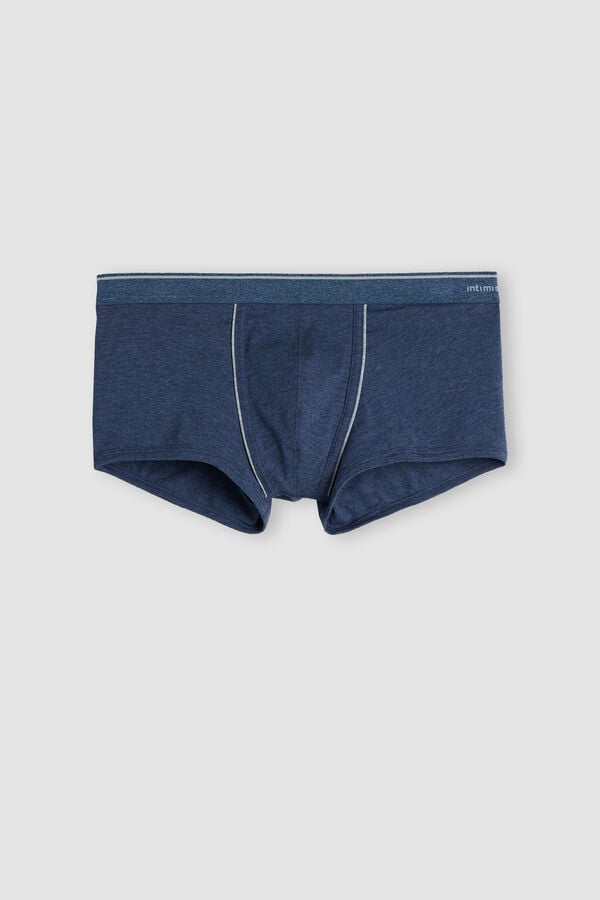 Intimissimi Superior Cotton With Exposed Elastic Boxer Herren Blau Hellgrau | KIQ-695320