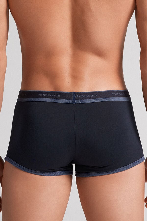 Intimissimi Superior Cotton With Logo Boxer Herren Blau Blau | OLR-081536