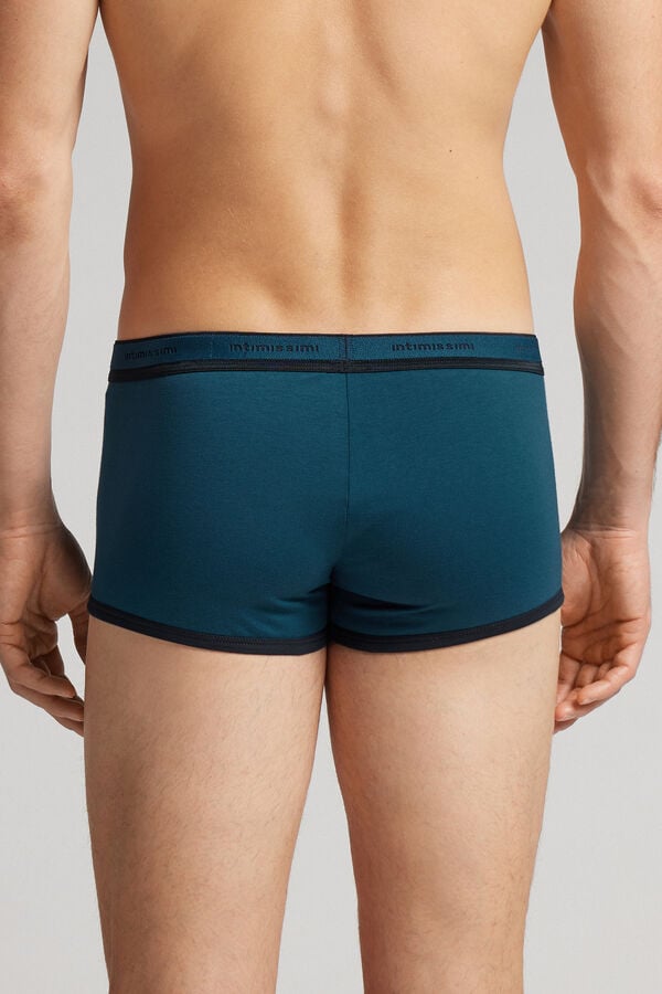 Intimissimi Superior Cotton With Logo Boxer Herren Grün | EZB-596712