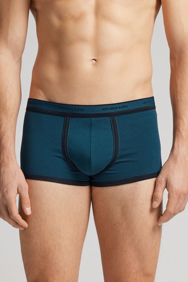 Intimissimi Superior Cotton With Logo Boxer Herren Grün | EZB-596712