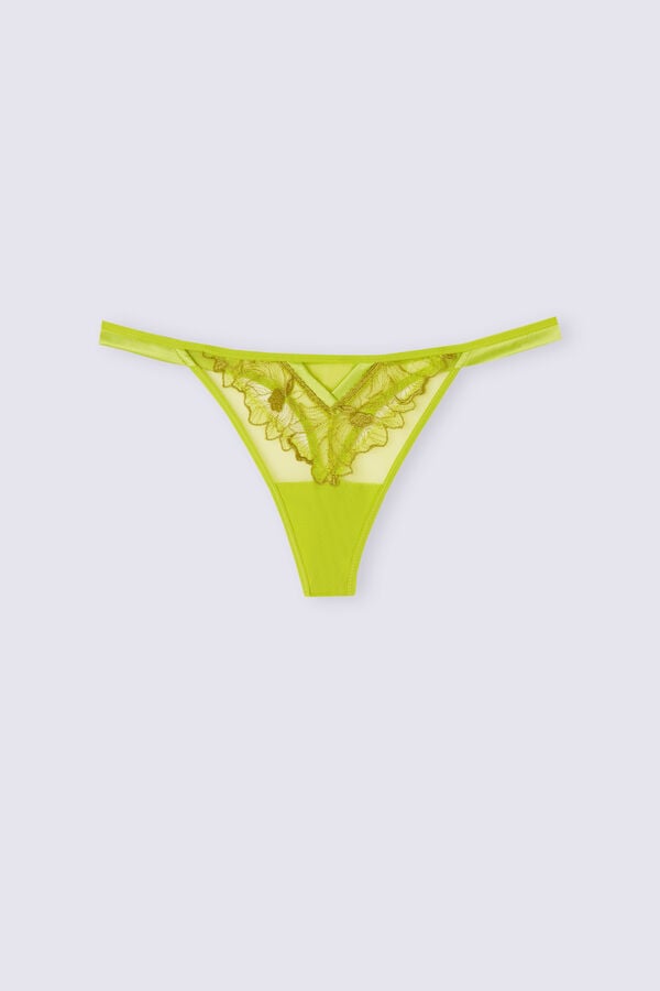 Intimissimi Sweet Like Sugar String Tanga Damen Grün | BUA-483612