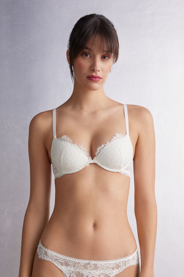 Intimissimi The Most Romantic Season Bellissima Push-Up BH Damen Weiß | FZN-149682