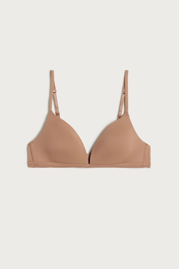 Intimissimi Tiziana Microfiber Triangle BH Damen Beige | XUQ-176052