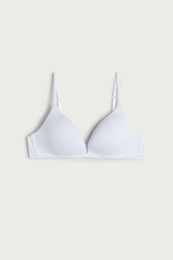 Intimissimi Tiziana Microfiber Triangle BH Damen Weiß | EJZ-164827