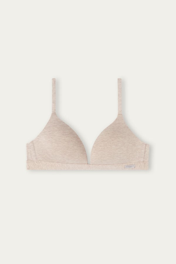 Intimissimi Tiziana Triangle Cotton BH Damen Beige | EVP-013572