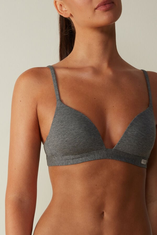 Intimissimi Tiziana Triangle Cotton BH Damen Grau | YGM-478901