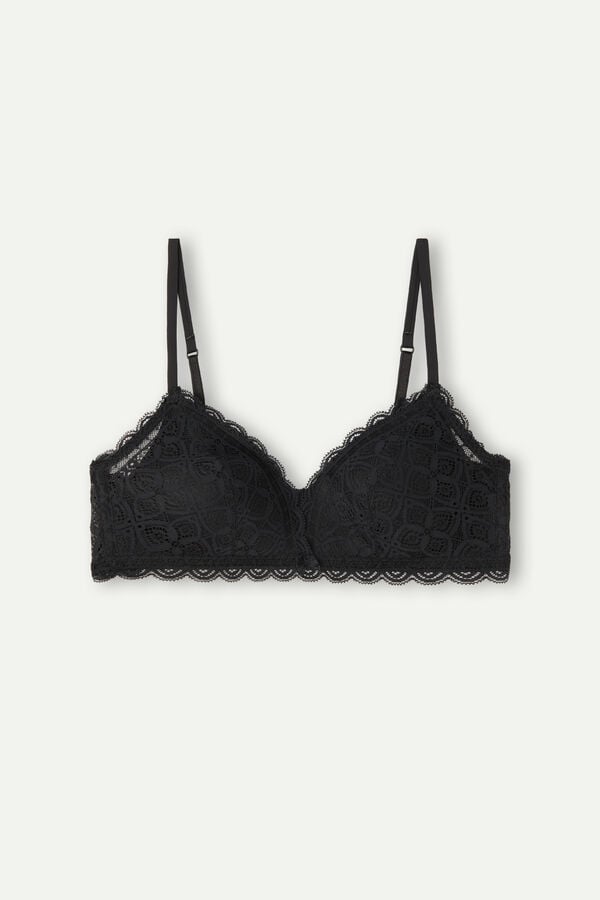 Intimissimi Tiziana Triangle Lace BH Damen Schwarz | FPJ-539472