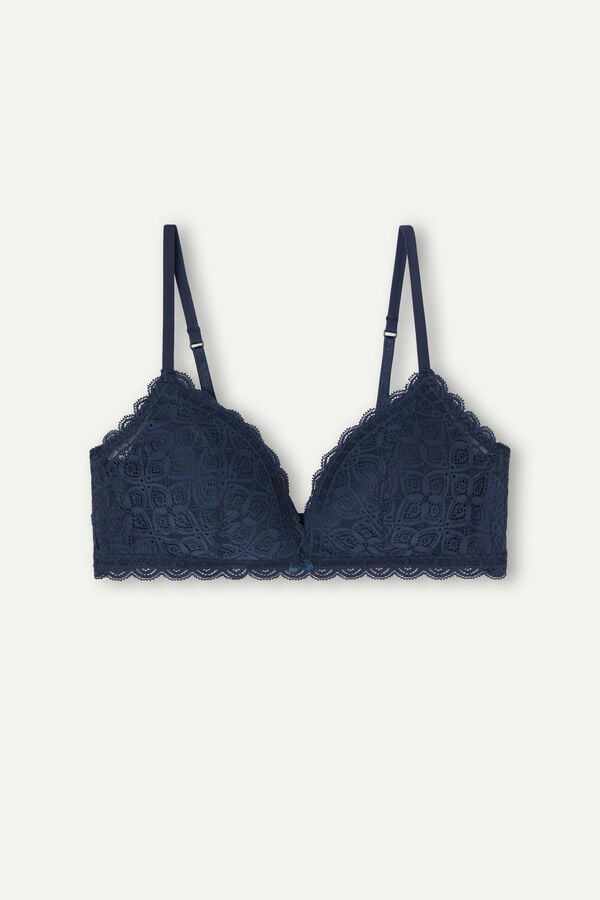 Intimissimi Tiziana Triangle Lace BH Damen Blau | ACN-496712