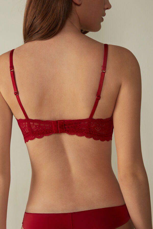 Intimissimi Tiziana Triangle Lace BH Damen Rot | UEA-736249