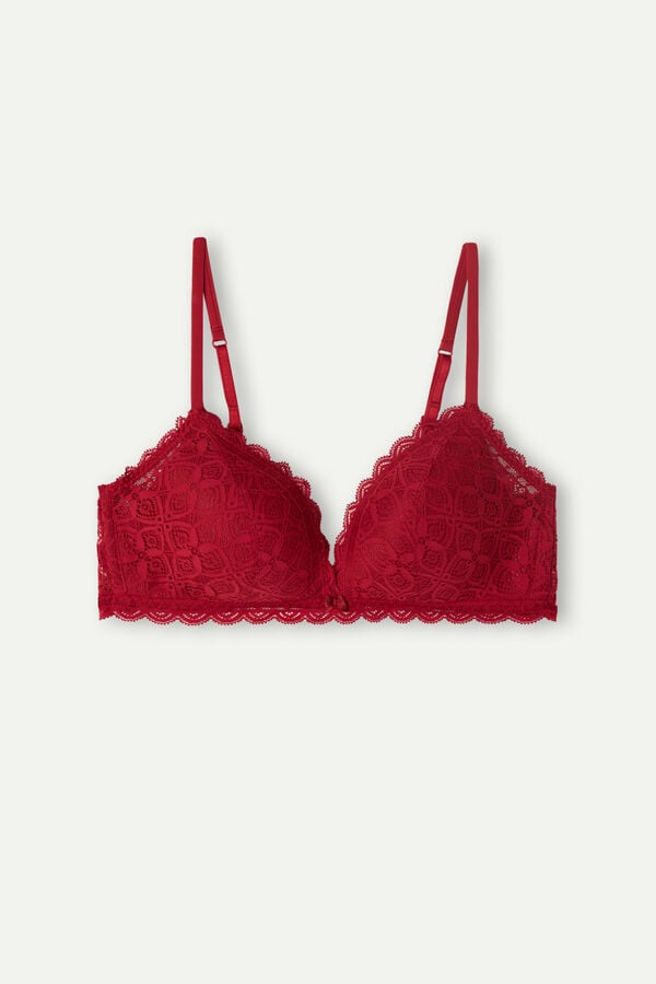 Intimissimi Tiziana Triangle Lace BH Damen Rot | UEA-736249