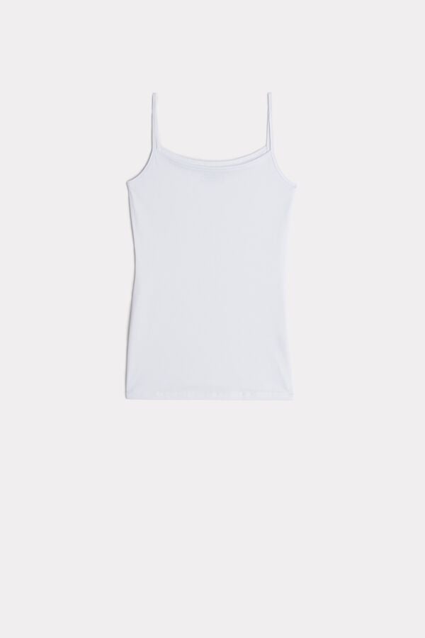 Intimissimi Ultrafresh Cotton Camisole Tanktop Damen Weiß | KDF-461938