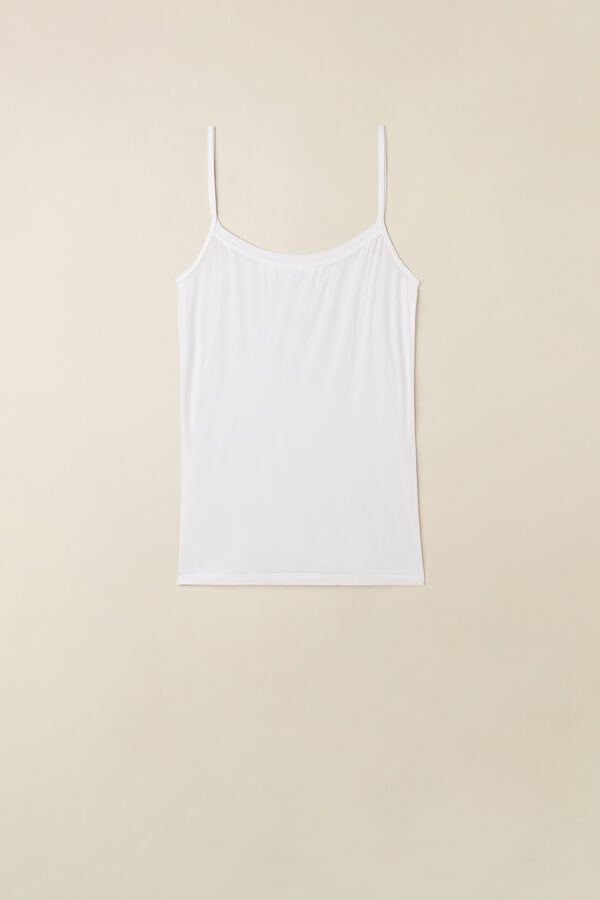 Intimissimi Ultralight Microfiber Tanktop Damen Weiß | RLP-958270