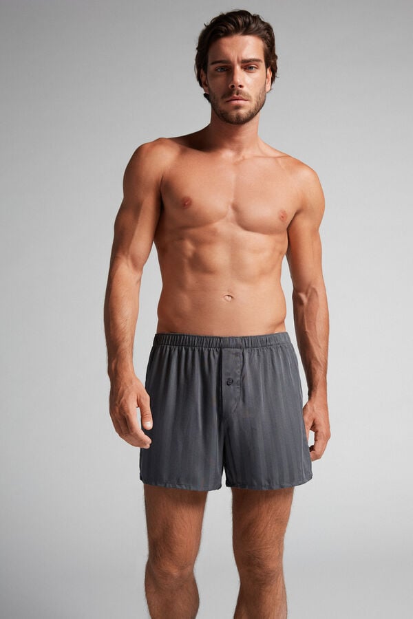 Intimissimi Woven Modal Boxer Herren Grau | LNH-249617