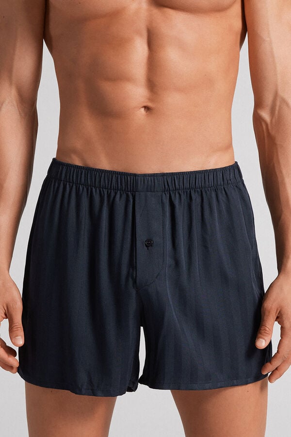 Intimissimi Woven Modal Boxer Herren Schwarz | IOA-763958